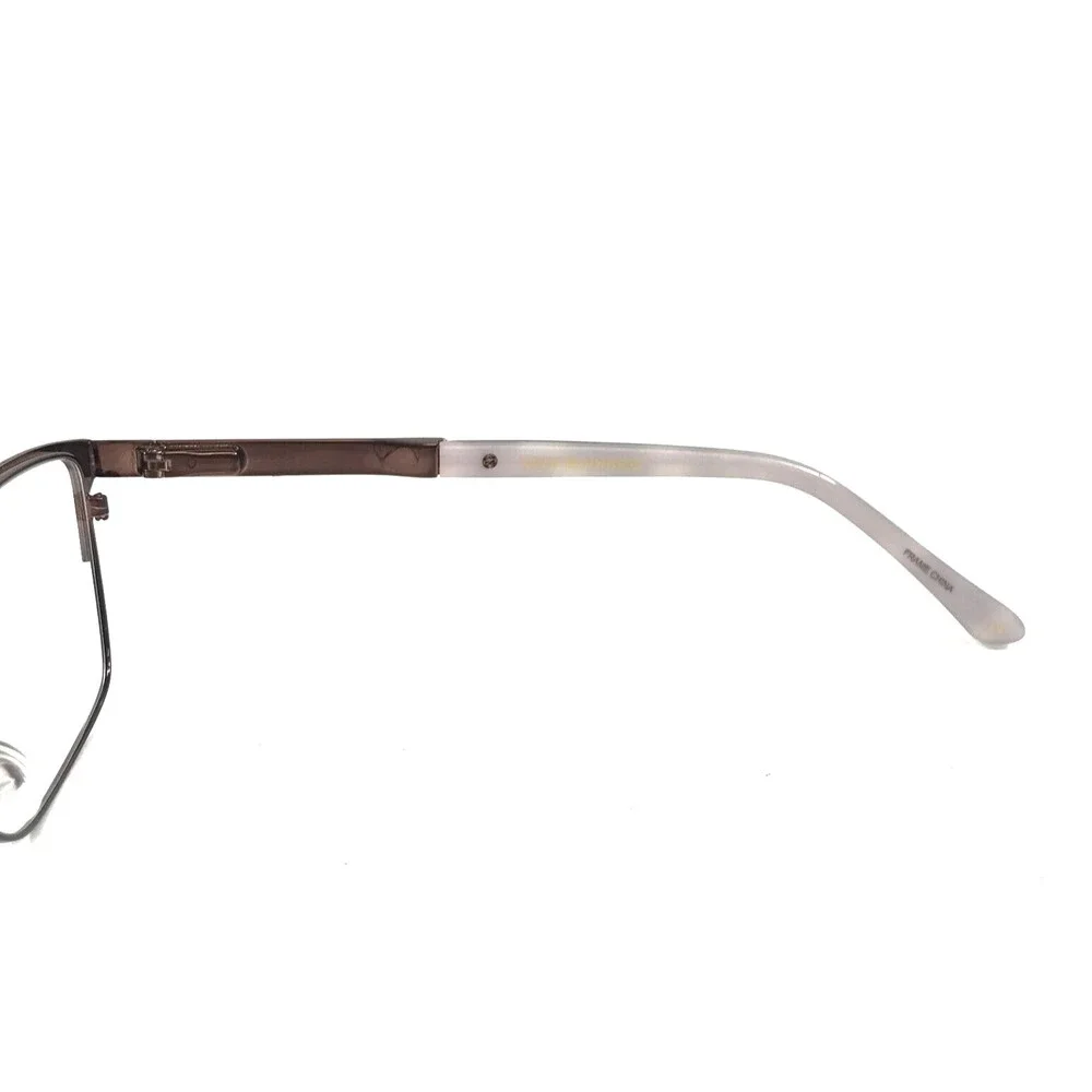 Lulu Guinness Eyeglasses Frames L200 BRN Brown Purple Cat Eye Full Rim 56-16-135